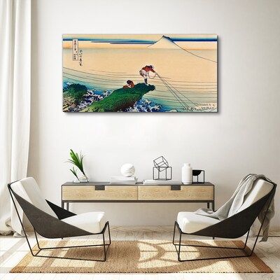 Tablou canvas Pescarii de pe mal