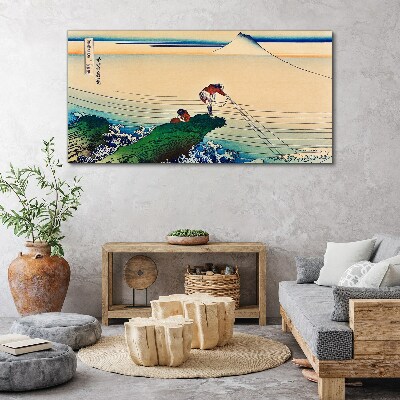 Tablou canvas Pescarii de pe mal