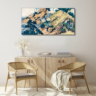 Tablou canvas Scena satului japonez