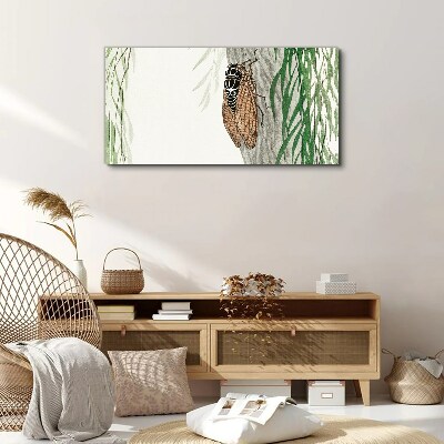 Tablou canvas Ciripit în verde