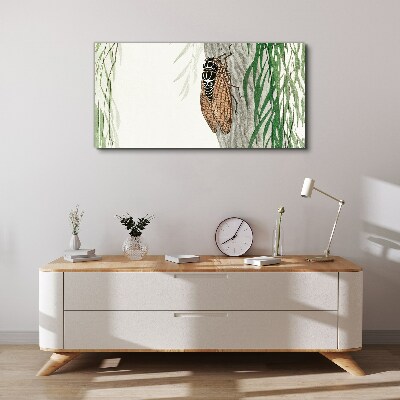 Tablou canvas Ciripit în verde