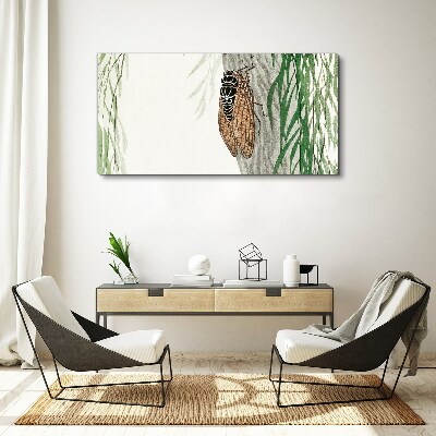 Tablou canvas Ciripit în verde