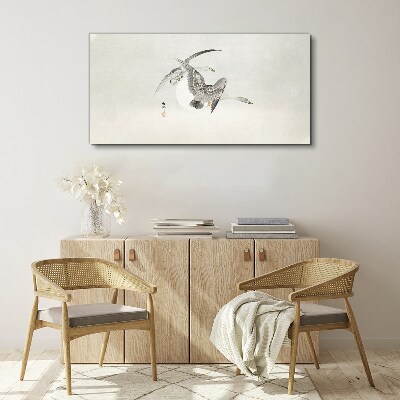 Tablou canvas Zborul gâștelor sălbatice