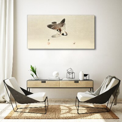 Tablou canvas Întâlnire cu aripi în tăcere