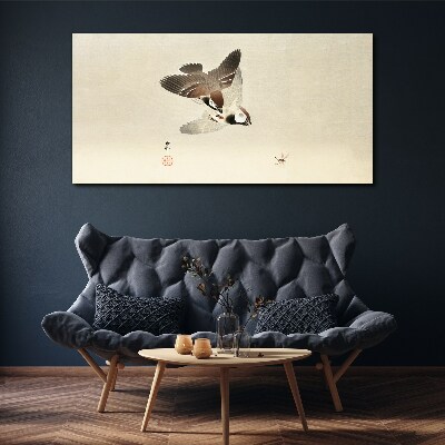 Tablou canvas Întâlnire cu aripi în tăcere