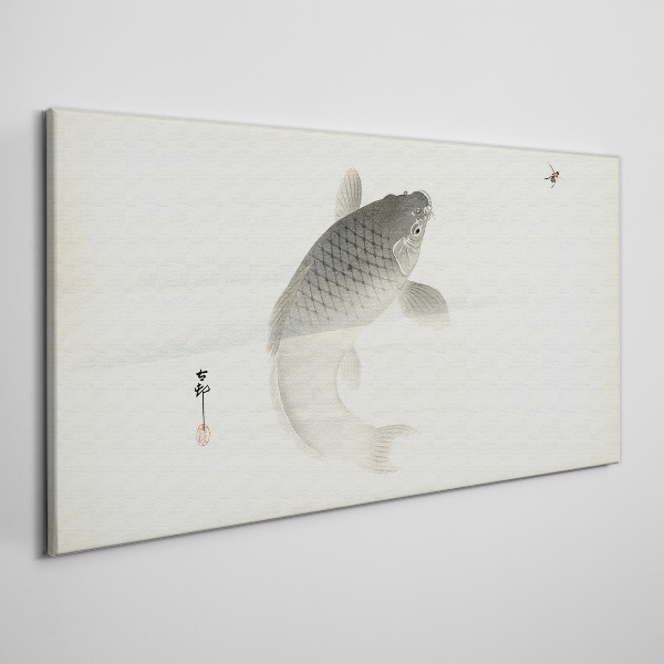 Tablou canvas Koi în apă plată