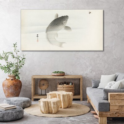 Tablou canvas Koi în apă plată
