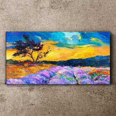 Tablou canvas Peisaj în culorile apusului