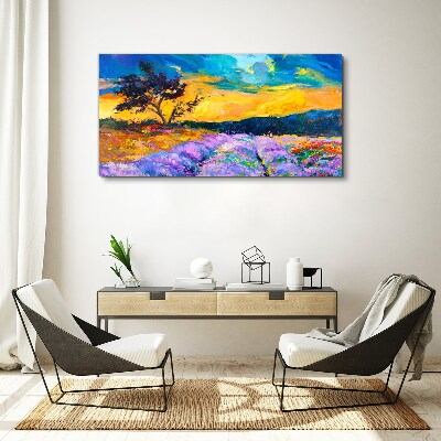 Tablou canvas Peisaj în culorile apusului