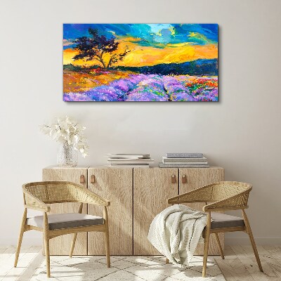 Tablou canvas Peisaj în culorile apusului