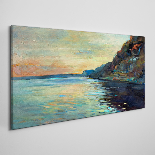 Tablou canvas Un peisaj liniştit pe litoral