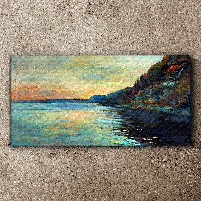 Tablou canvas Un peisaj liniştit pe litoral