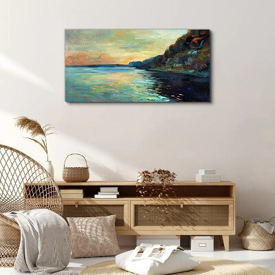 Tablou canvas Un peisaj liniştit pe litoral