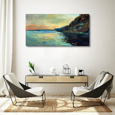 Tablou canvas Un peisaj liniştit pe litoral