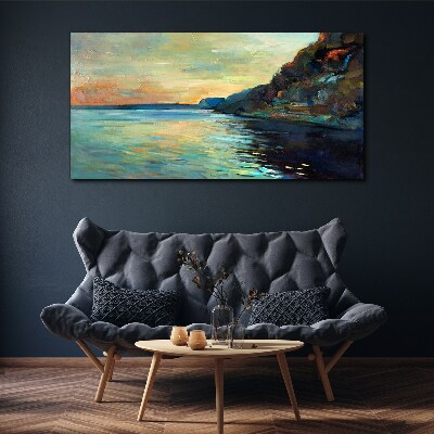 Tablou canvas Un peisaj liniştit pe litoral