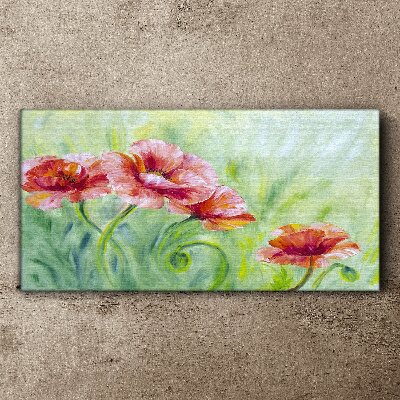 Tablou canvas Peisaj floral in nuante pastelate