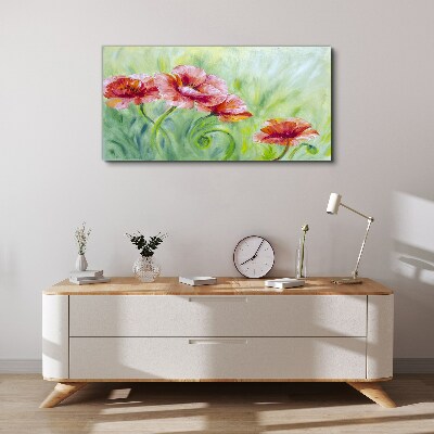 Tablou canvas Peisaj floral in nuante pastelate