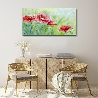 Tablou canvas Peisaj floral in nuante pastelate