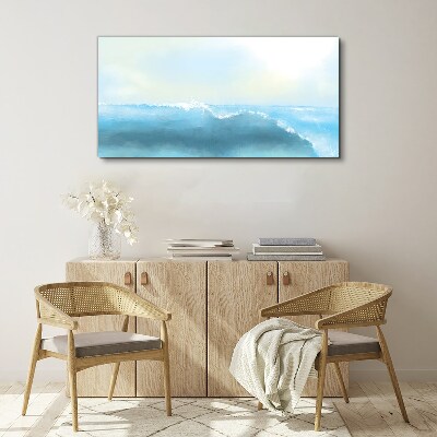 Tablou canvas Pacea unui val de mare