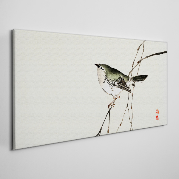 Tablou canvas Pasăre pe o ramură