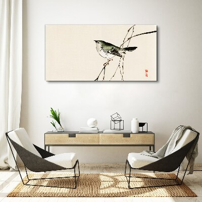 Tablou canvas Pasăre pe o ramură