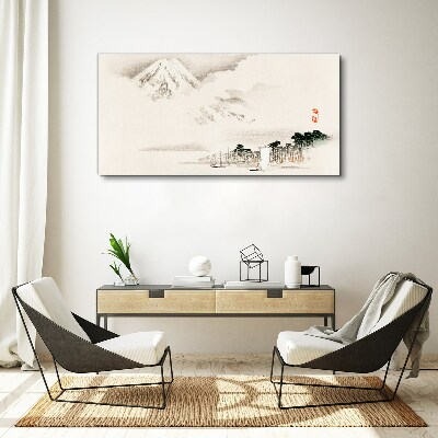 Tablou canvas Liniștea unui peisaj montan