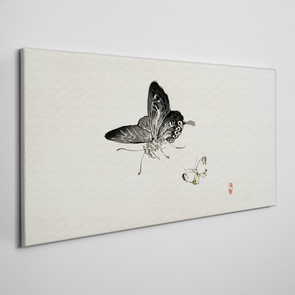 Tablou canvas Fluturi într-o armonie delicată