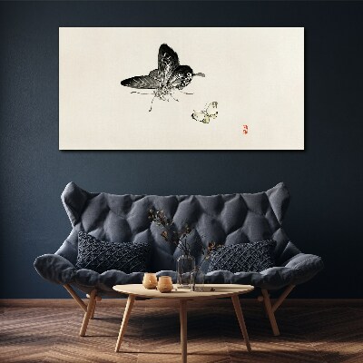 Tablou canvas Fluturi într-o armonie delicată