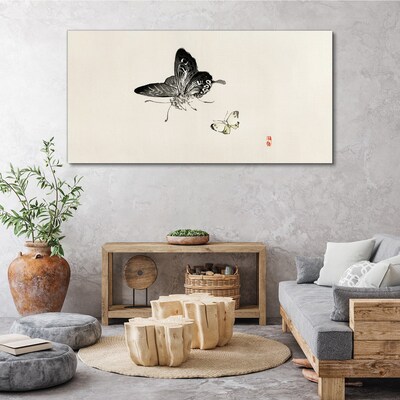 Tablou canvas Fluturi într-o armonie delicată