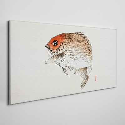 Tablou canvas Pește în nuanțe delicate
