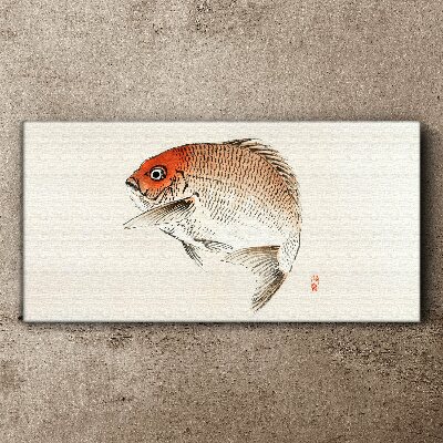 Tablou canvas Pește în nuanțe delicate