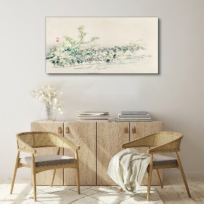 Tablou canvas Pacea naturii în culori delicate