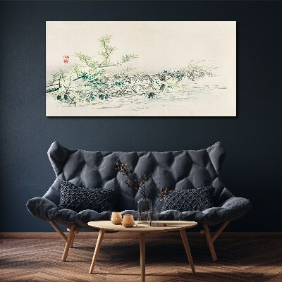 Tablou canvas Pacea naturii în culori delicate