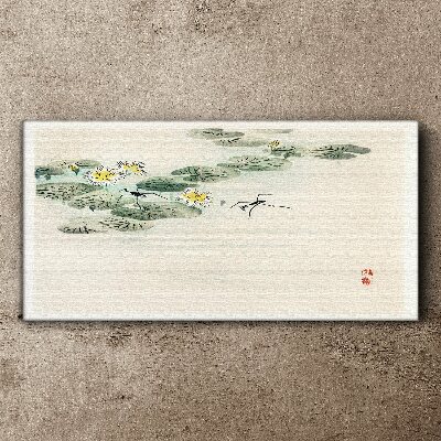Tablou canvas Nuferi pe o suprafață calmă de apă