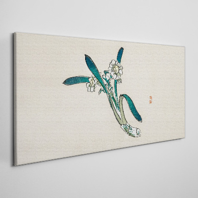 Tablou canvas Flori în vânt