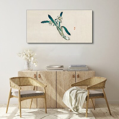 Tablou canvas Flori în vânt