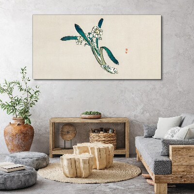 Tablou canvas Flori în vânt