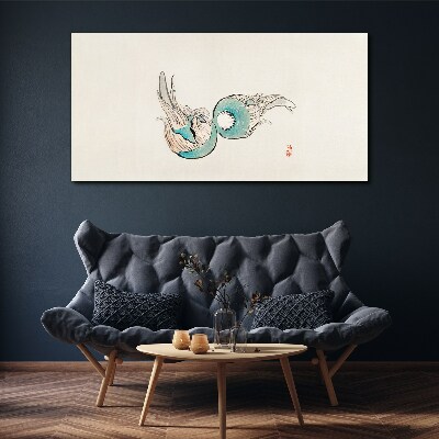 Tablou canvas Ilustrație de pește japonez