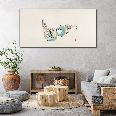 Tablou canvas Ilustrație de pește japonez