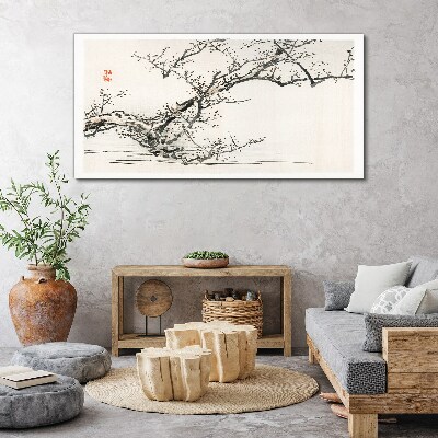 Tablou canvas crengi asiatice de copac