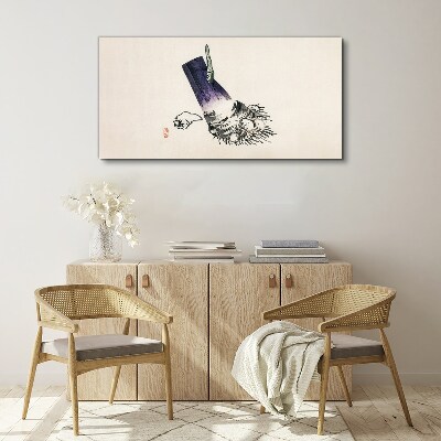 Tablou canvas O mână cu o perie și o coajă