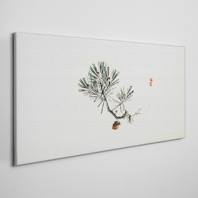 Tablou canvas Pin pe fundal alb