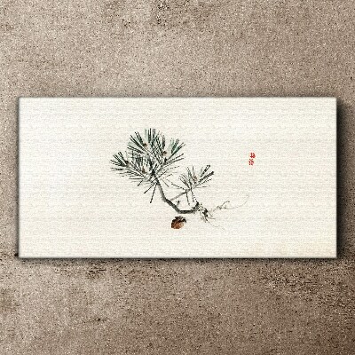 Tablou canvas Pin pe fundal alb