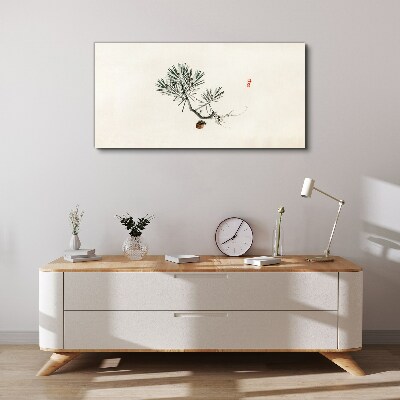 Tablou canvas Pin pe fundal alb