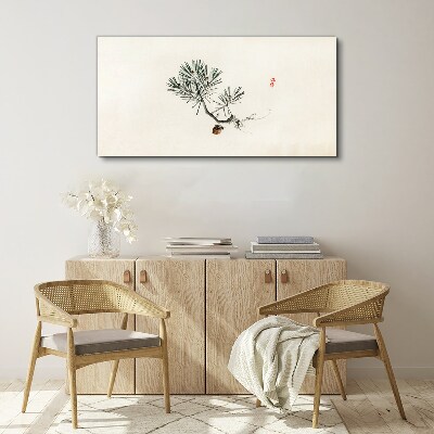Tablou canvas Pin pe fundal alb