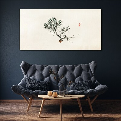 Tablou canvas Pin pe fundal alb