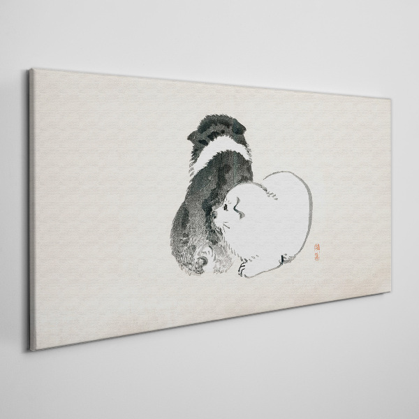 Tablou canvas Aspectul prietenos al câinilor