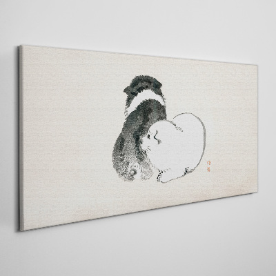 Tablou canvas Aspectul prietenos al câinilor
