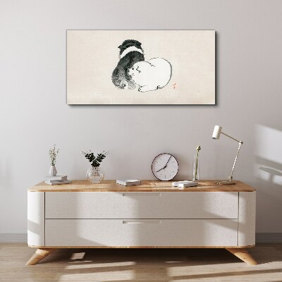 Tablou canvas Aspectul prietenos al câinilor