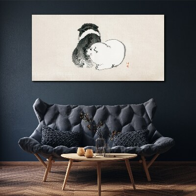Tablou canvas Aspectul prietenos al câinilor